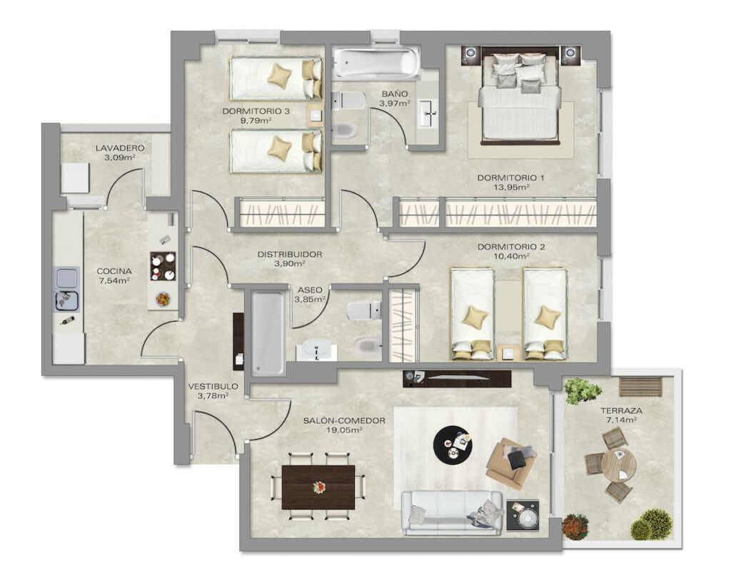 Middle Floor Apartment Torre del Mar Málaga - imagen 14