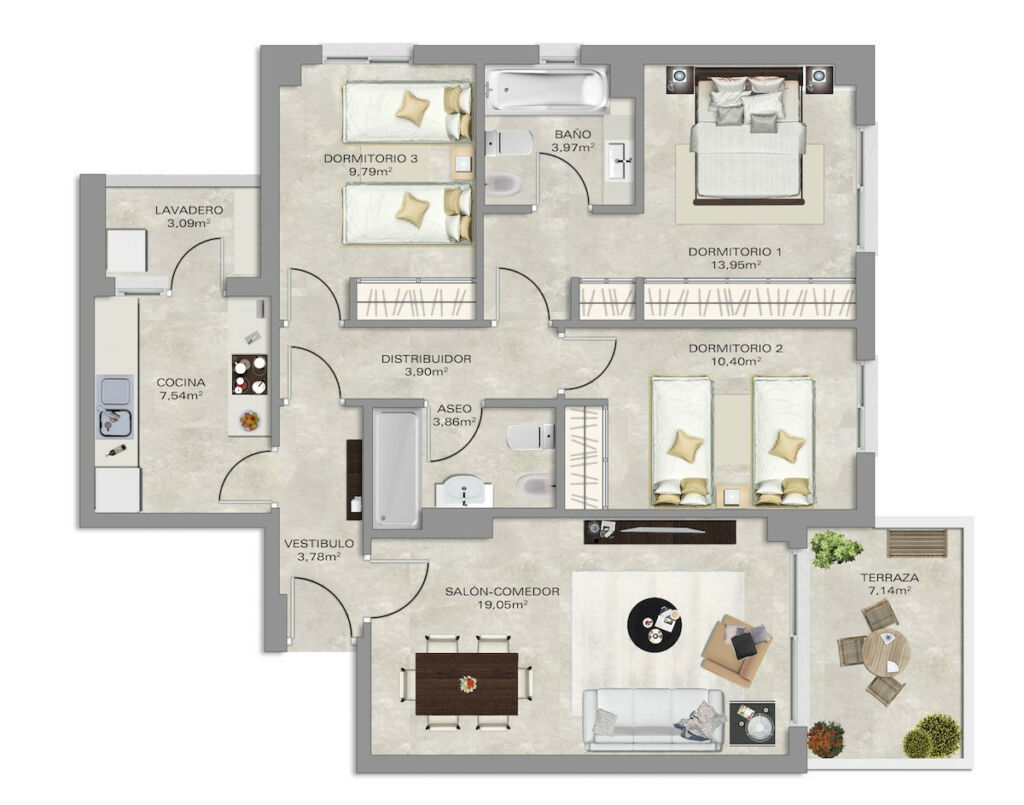 Middle Floor Apartment Torre del Mar Málaga - imagen 15