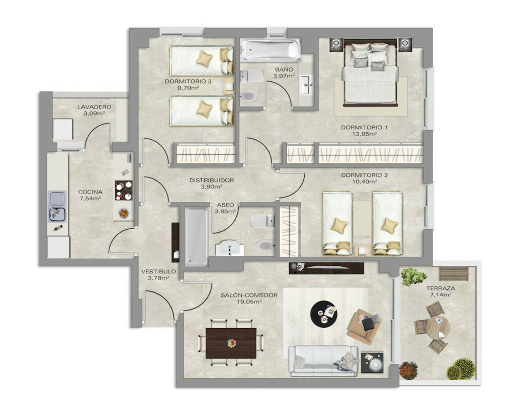Middle Floor Apartment Torre del Mar Málaga - imagen 16