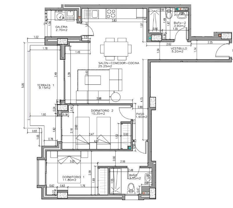 Middle Floor Apartment La Manga Del Mar Menor Murcia - imagen 12